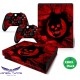 Xbox One X - Konzolra és kontrollerre - Matrica - Red Skul