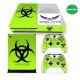 XBOX ONE S - Konzolra és kontrollerre matrica - Biohazard