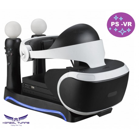 PS4 - VR -- Movie  motion  töltő állomás és VR szemüveg tartó -ledes