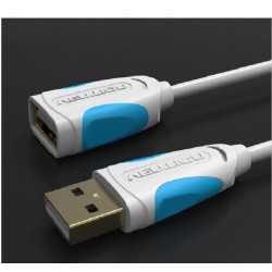 PC KÁBEL - VENTION - 2.0 USB hosszabító kábel 60Mb/S 100 cm - -feHÉR