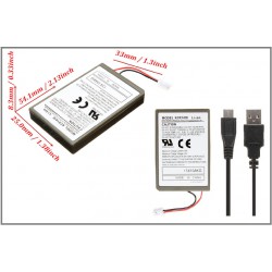 Akkumulátor  PS4 kontrollerbe /Belső akkumulátor /