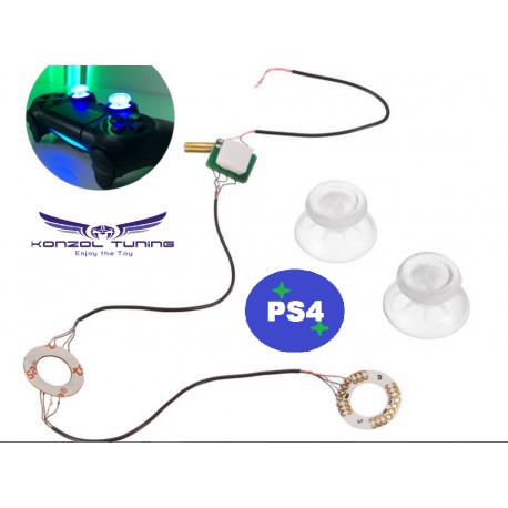 Kontroller gomb - led fénnyel - PS4 - Xbox  kontrollerhez